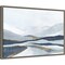 Far Away Land I (Mountains) by Eva Watts Canvas Wall Art Print Framed